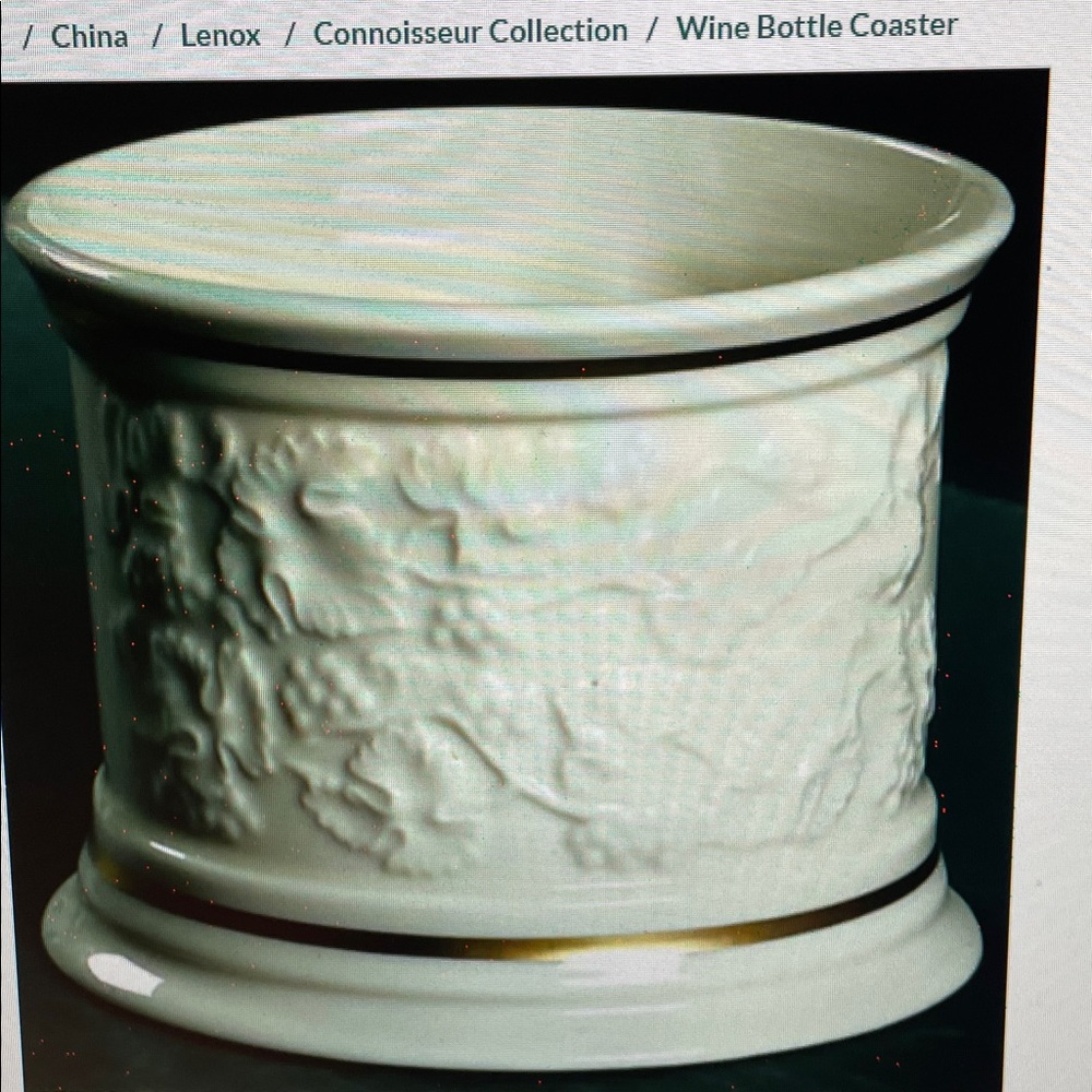 Lenox Connoisseur Collection Wine Coaster in Cream and Gold